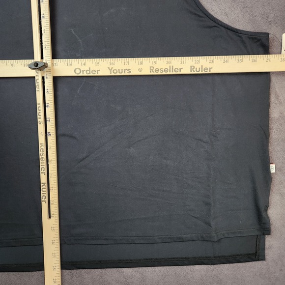 ATG Wrangler Tank Top Womens XXL Black Relaxed Performance Wicking Yoga Shirt - Picture 7 of 10